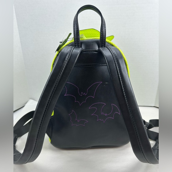 Loungefly Disney Parks NBC Oogie Boogie Mini Backpack Green Glow In The Dark main image 9